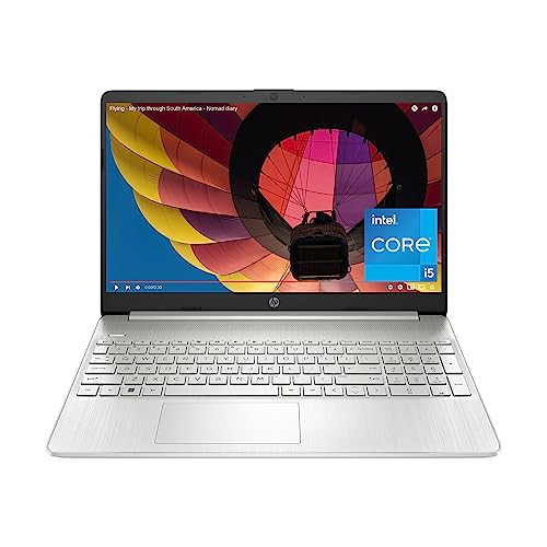 HP 15 inch Laptop, FHD Display, 12th Generation Intel Core i5-1235U, 16 GB RAM, 512 GB SSD, Intel Iris Xe Graphics, Windows 11 Home, 15-dy5399nr (2023) | Amazon (US)