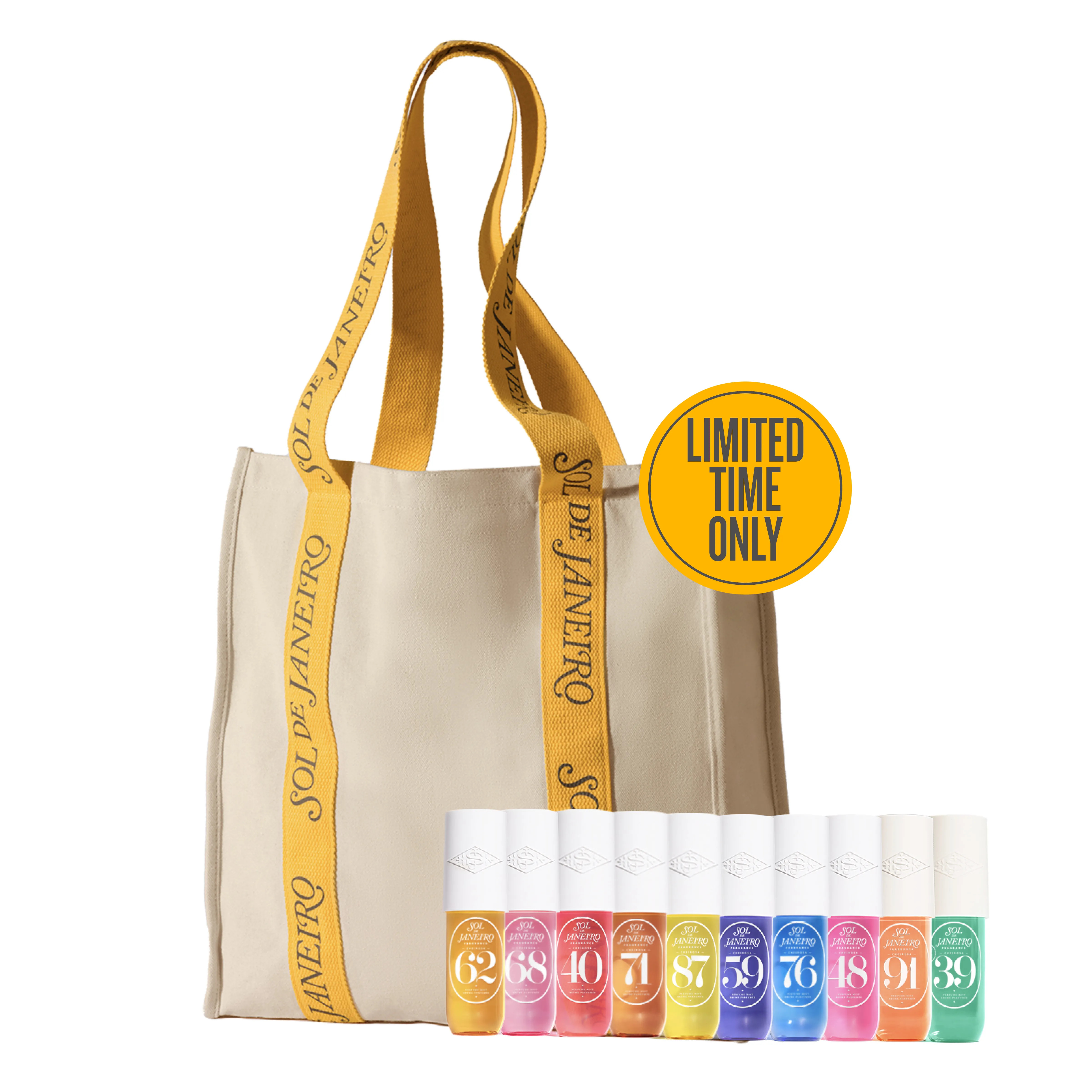 Limited Edition Sol Tote & Perfume Mist Bundle | Sol de Janeiro | Sol de Janeiro