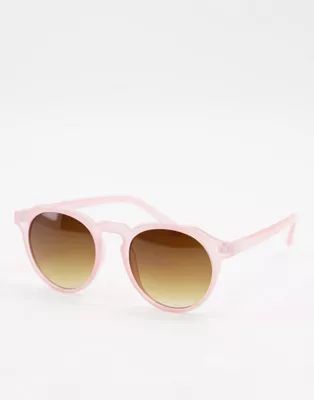 AJ Morgan round lens sunglasses in pink | ASOS (Global)