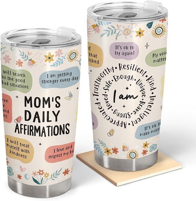 Mothers Day Gifts - Stainless Steel Tumbler 20oz - Gifts For Women, Birthday Gifts For Mom from D... | Amazon (US)