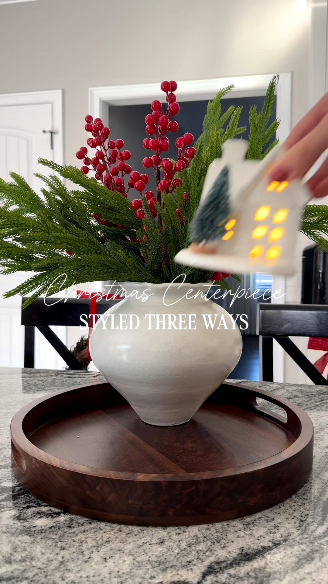 3 Christmas centerpieces styling ideas ❤️

Wood tray, Wayfair home finds, target holiday
#targetstyle 

#LTKmomlife #LTKHome #LTKHoliday