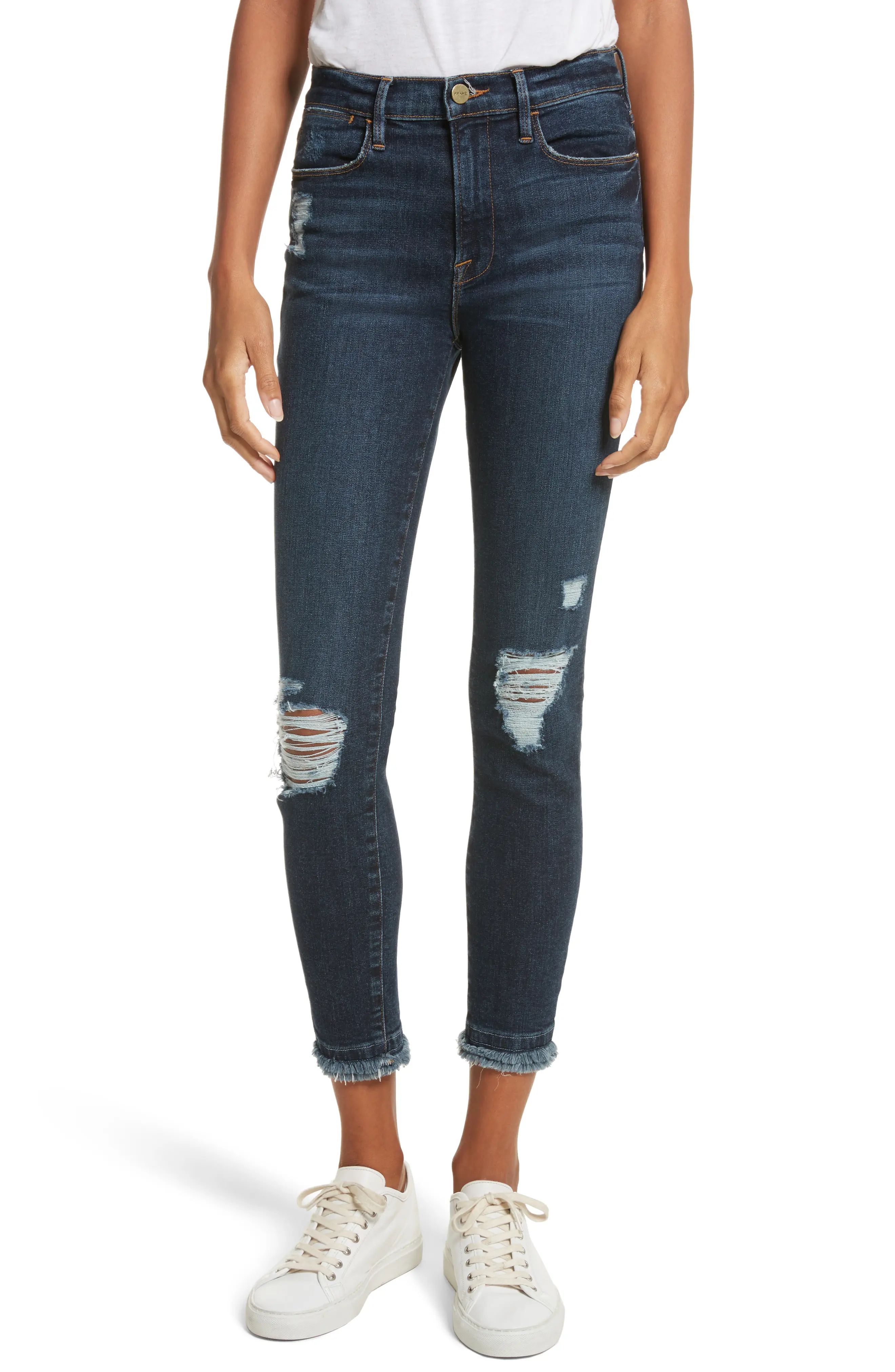 Le High High Waist Ankle Skinny Jeans | Nordstrom