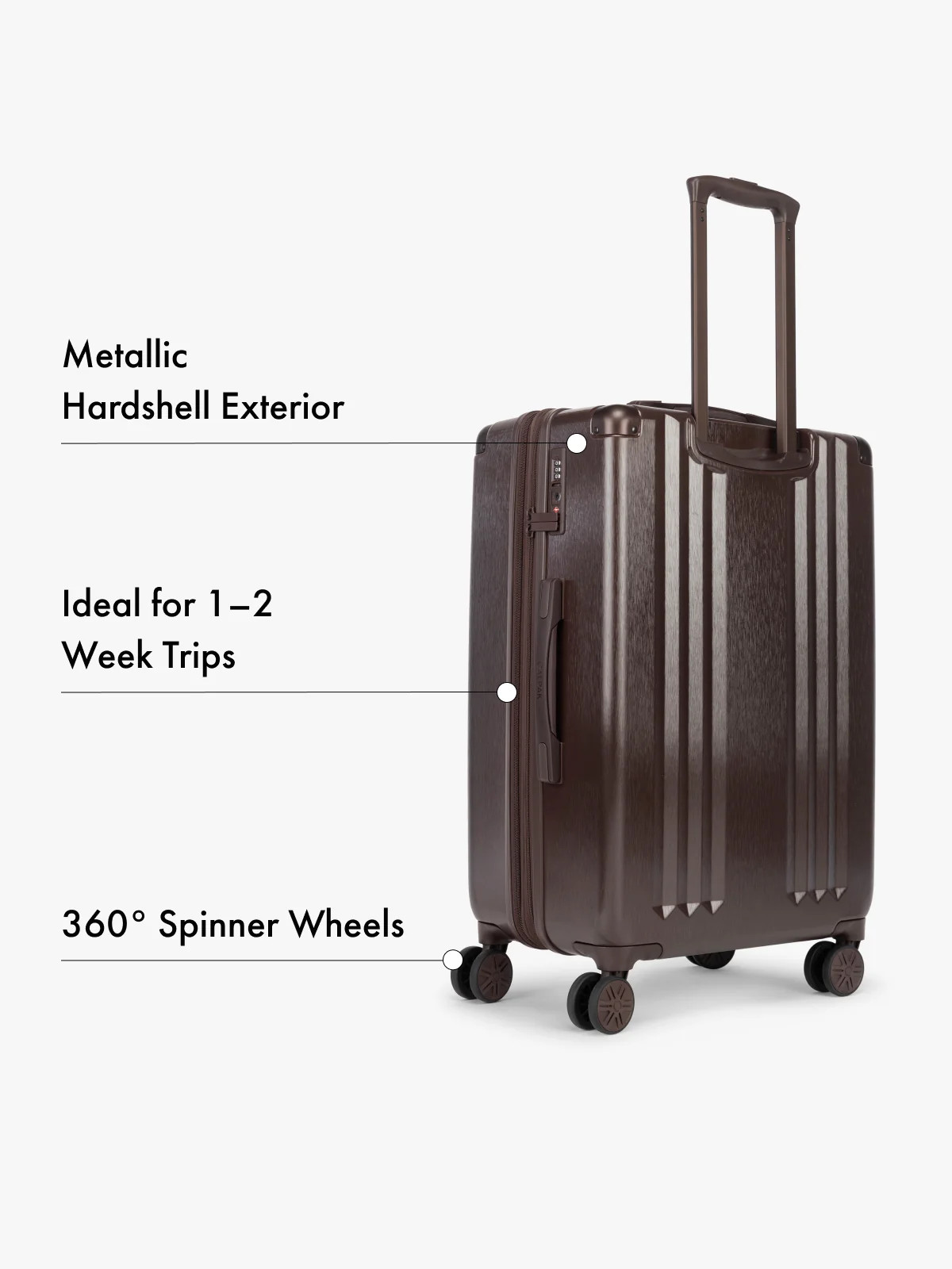 Ambeur Medium Luggage in Walnut | CALPAK