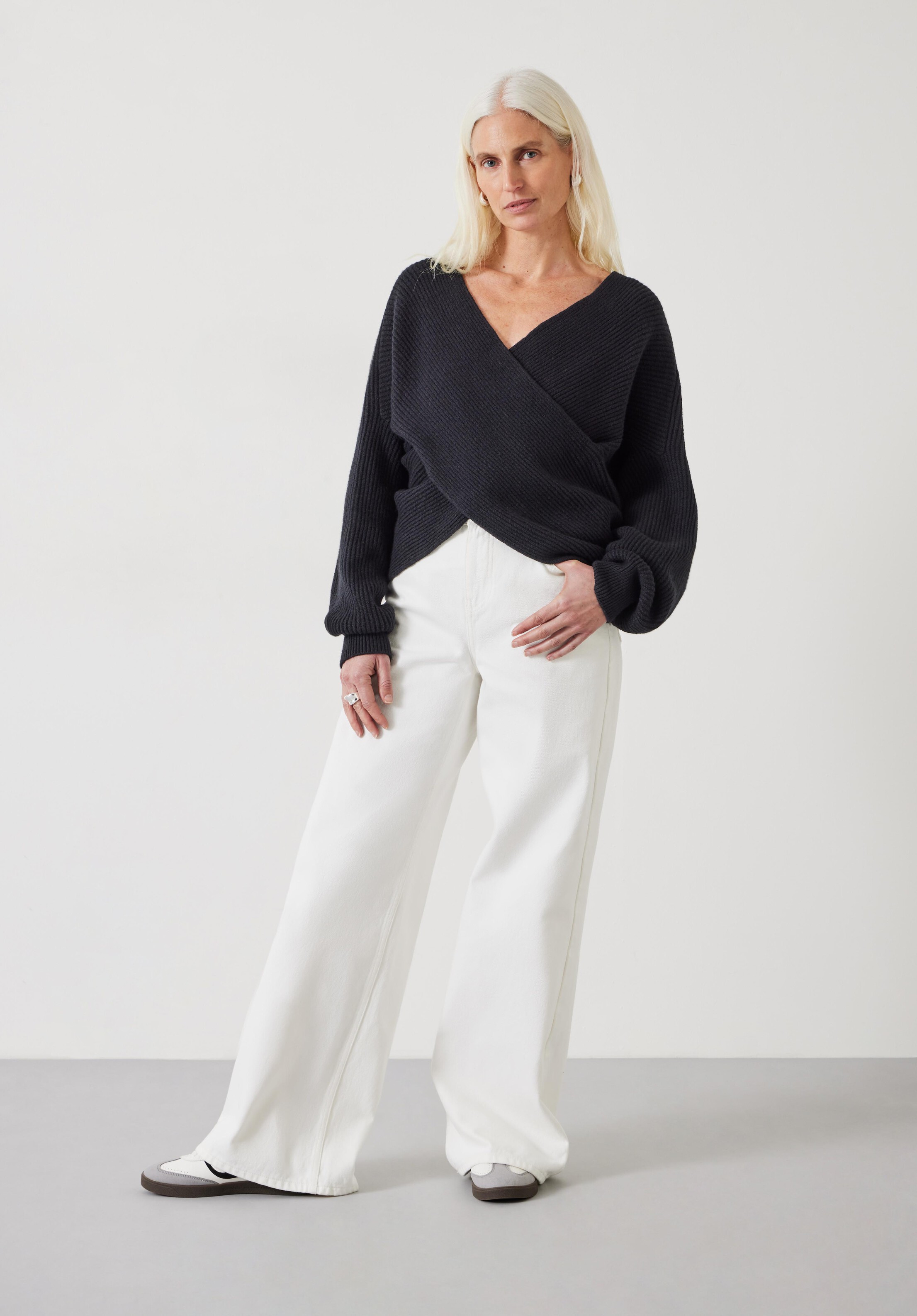 Bronte Cross Front Knit Jumper | Hush UK