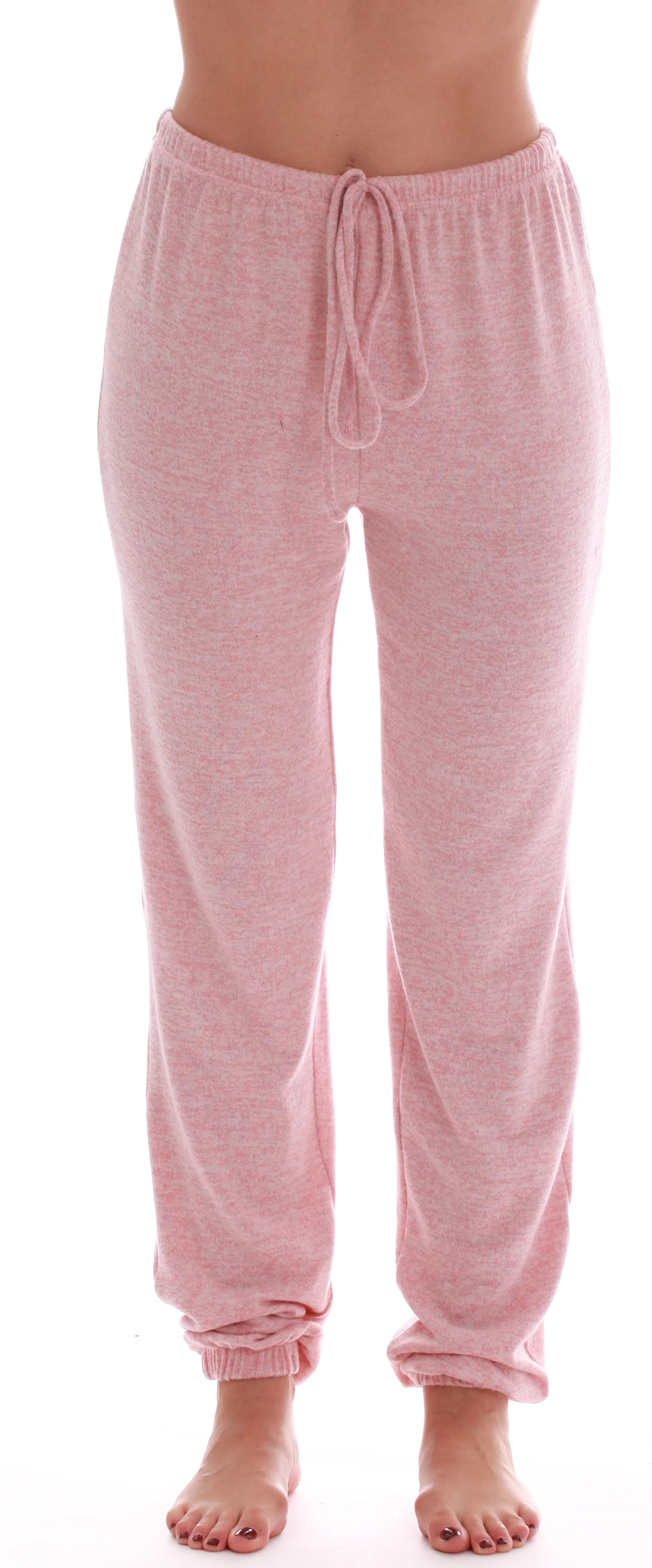 #followme Buffalo Plaid Flannel Pajama Joggers for Women (Coral, 2X) | Walmart (US)
