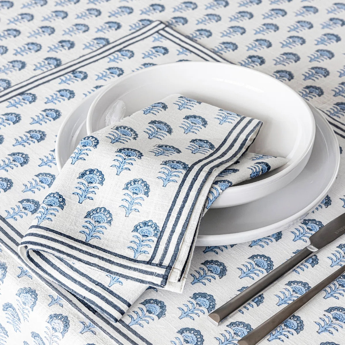 over&back Hand-Blocked Tablecloth | Wayfair North America
