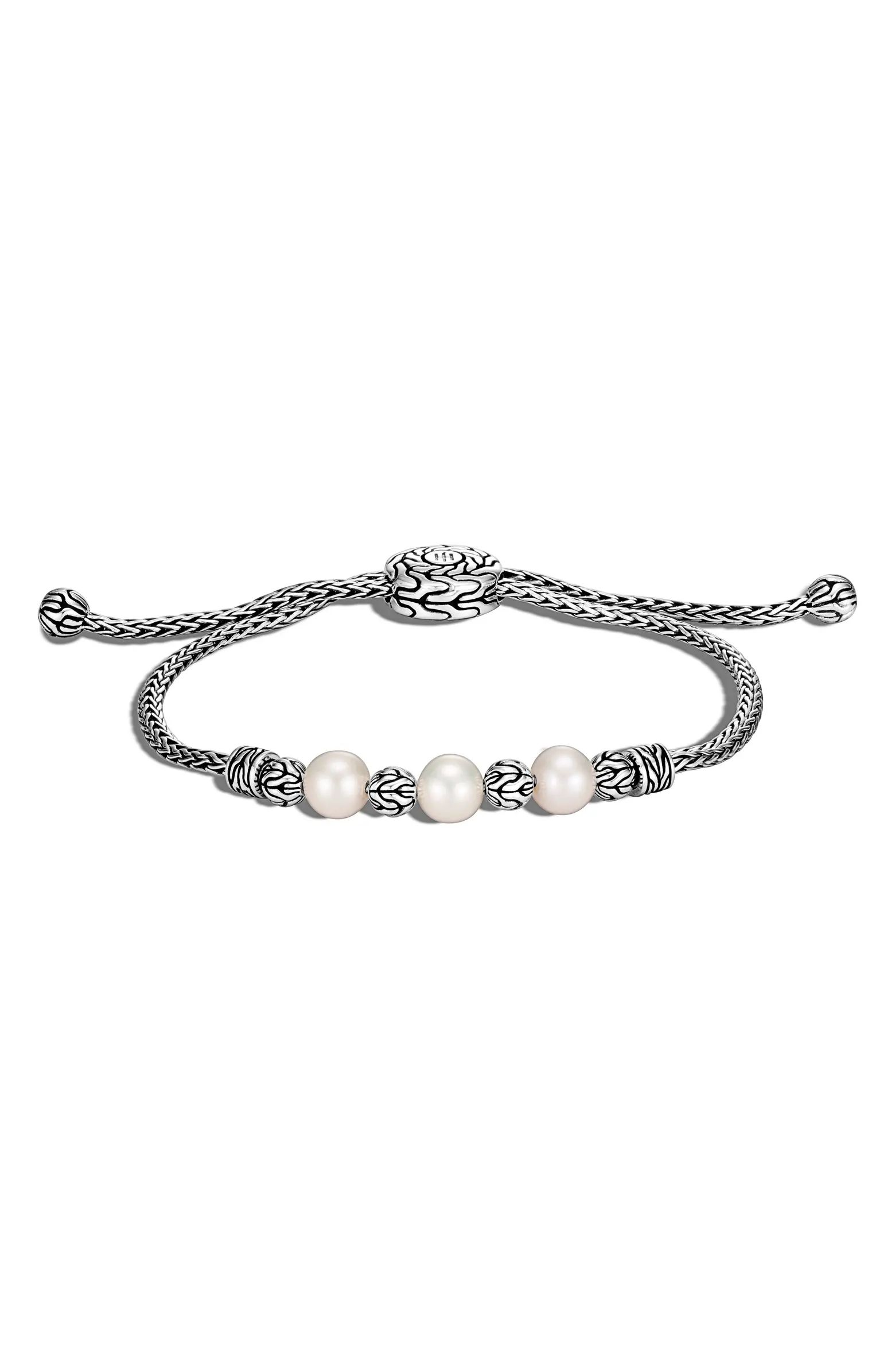 Classic Chain Pearl Pull Through Bracelet | Nordstrom