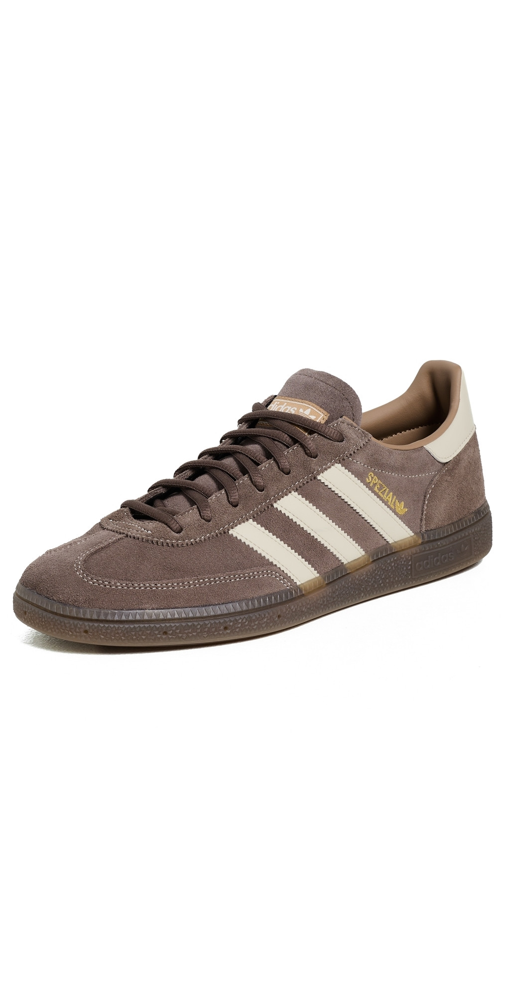 adidas Handball Spezial Sneakers Earth Strata/Wonder White/Gum 5 12.5 | Shopbop