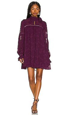 Tularosa Sienna Mini Dress in Berry Red from Revolve.com | Revolve Clothing (Global)