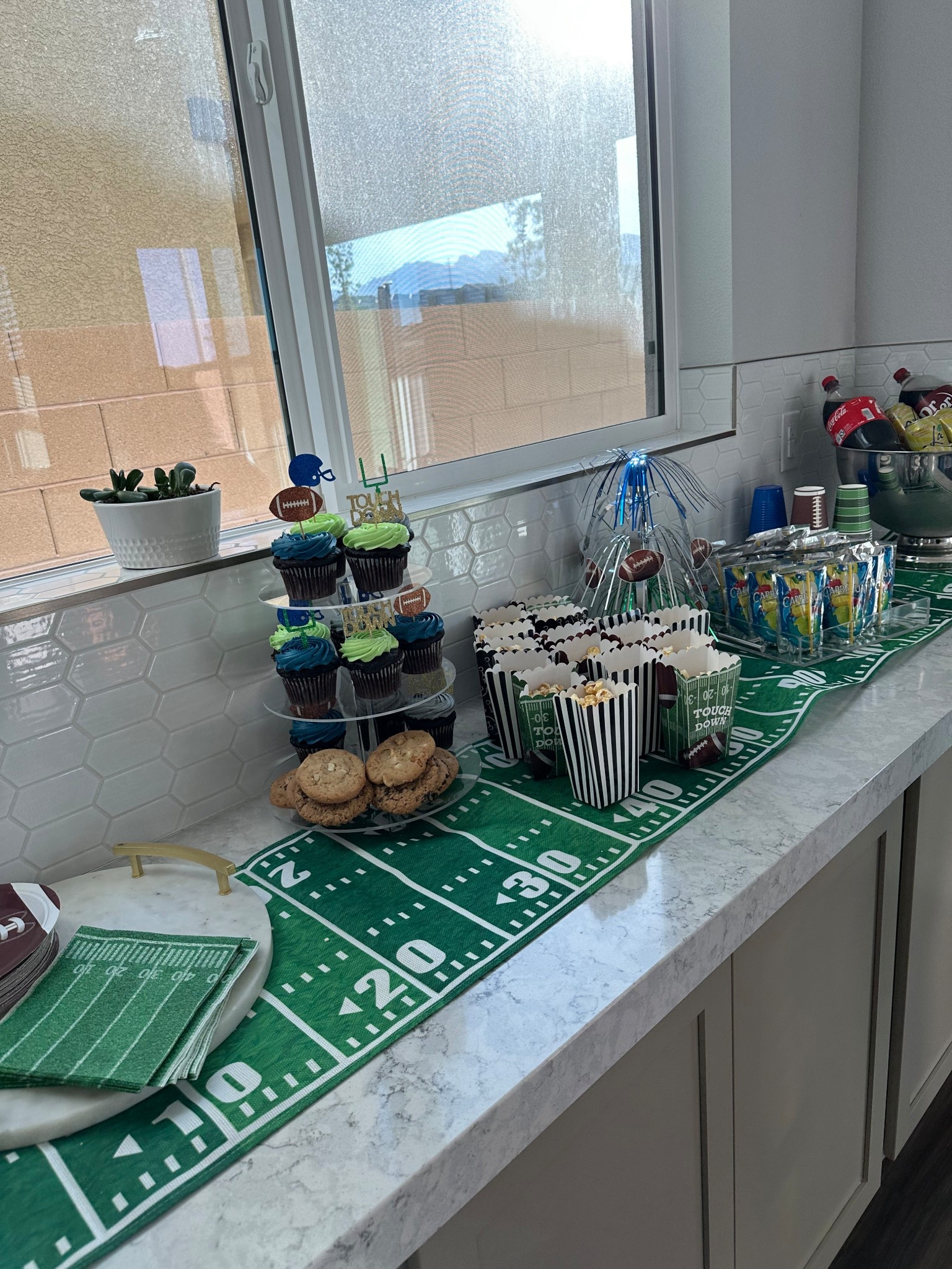 SB party set up 💙💚 

#LTKSeasonal #LTKHome