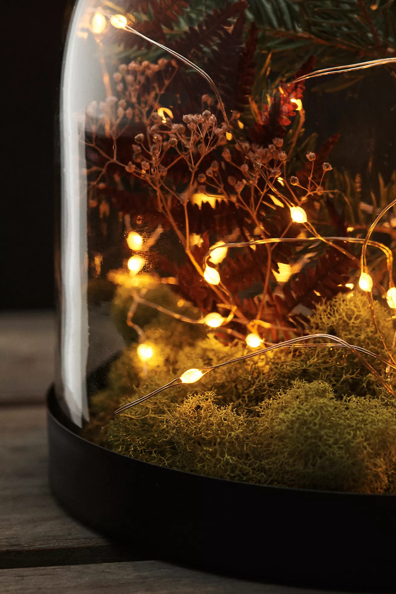 Stargazer Twinkling Rose Gold Twine Lights | Anthropologie (US)