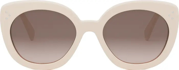 CELINE Bold 3 Dots 56mm Butterfly Sunglasses | Nordstrom | Nordstrom