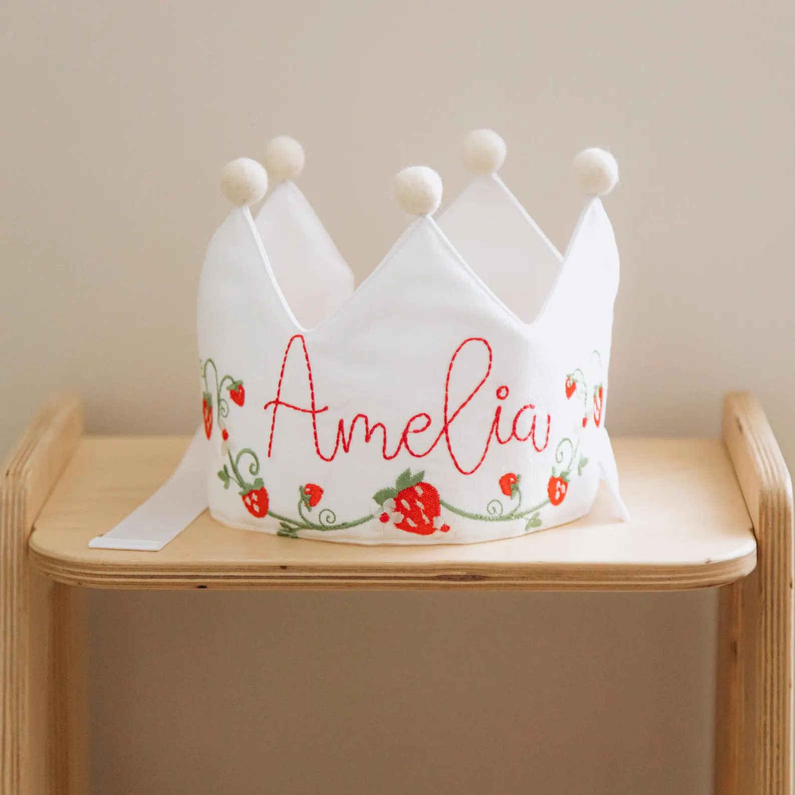 Silly Goose Birthday Crowns for Girls & Boys. Hand Embroidered Crown With Name. 1st Birthday Crow... | Etsy (US)