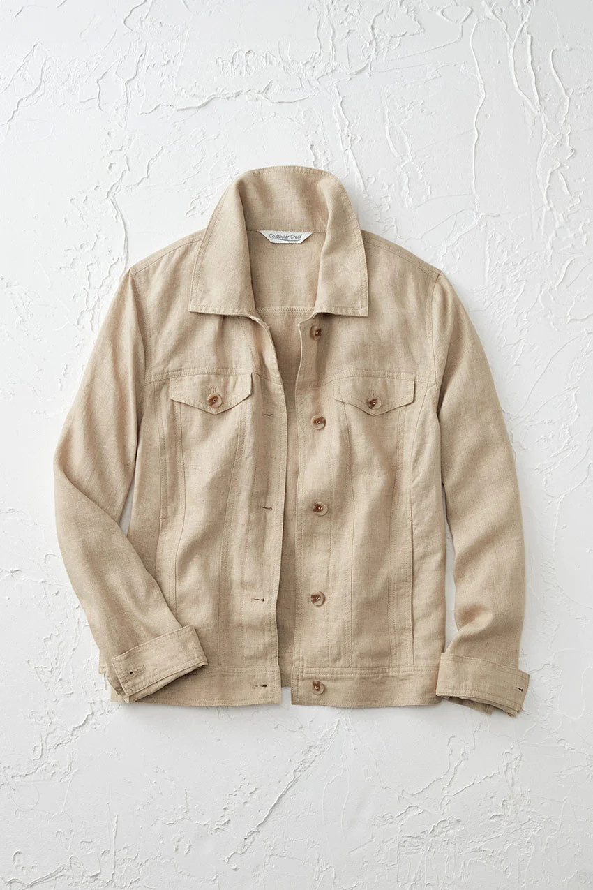 Journeys Lightweight Washable Linen Jacket | Coldwater Creek