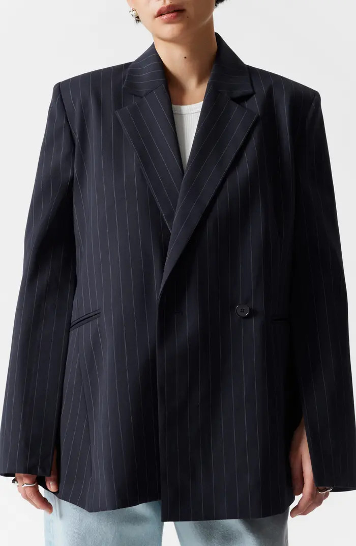 Tailored Wool Blend Asymmetric Blazer | Nordstrom