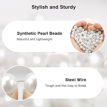 MoKo Universal Phone Lanyard, Pearl Beaded Cell Phone Chain Crossbody Strap Anti-Theft Detachable... | Amazon (US)