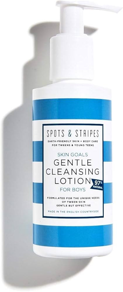 Spots & Stripes - Skin Goals Gentle Cleansing Lotion for Boys, the Perfect Starter Face Wash for ... | Amazon (UK)