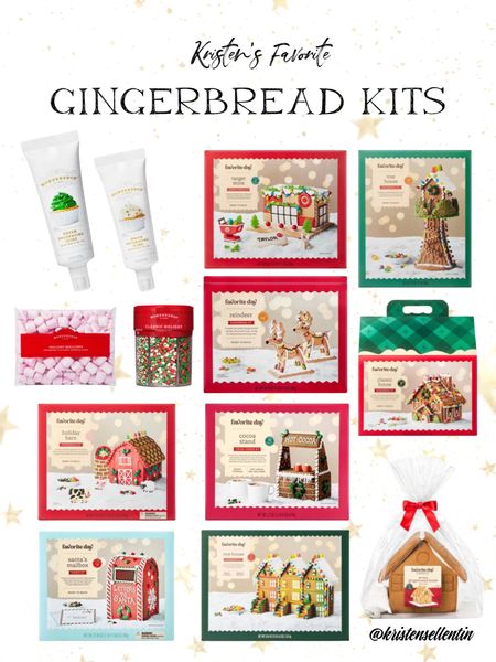 Target has so many adorable gingerbread house kits this year!  Don’t forget to assemble them with hot glue do they don’t fall apart! 

#gingerbreadhouse #target #targetstyle 

#LTKHoliday #LTKSeasonal #LTKfamily