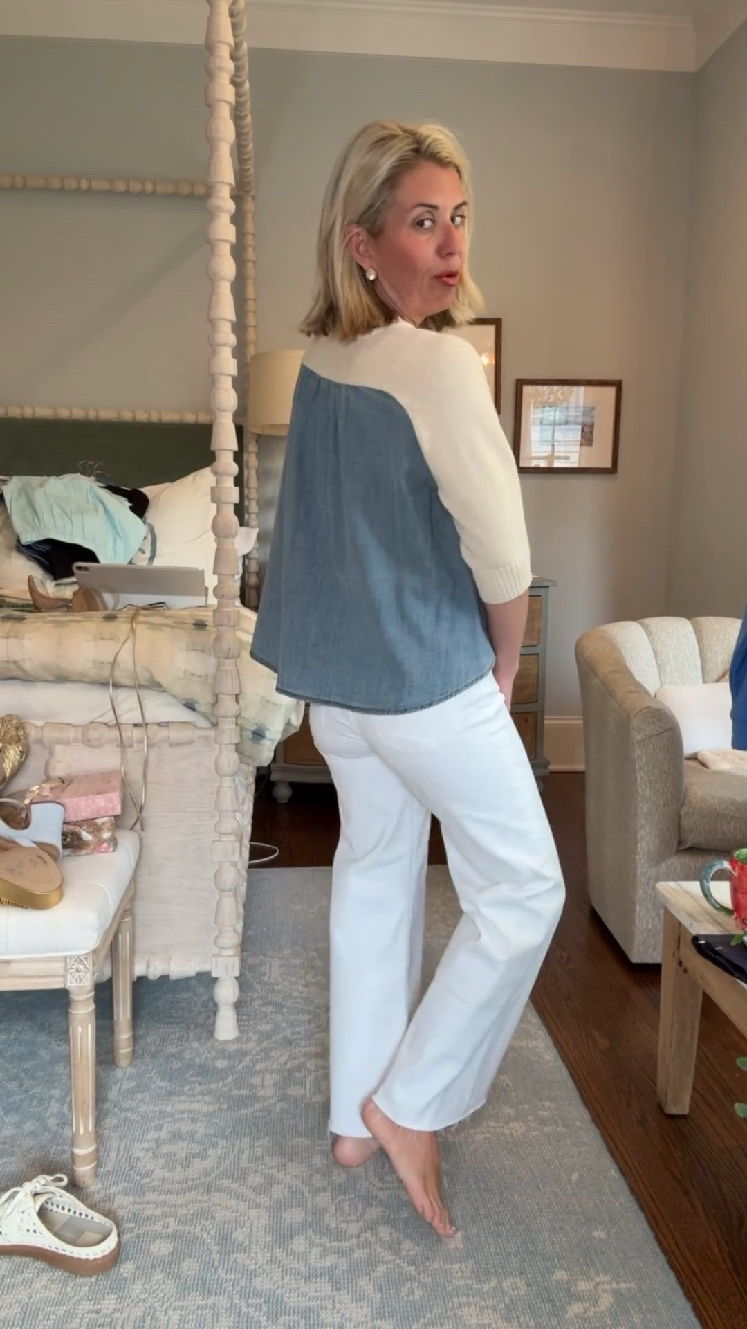 Sweater- small on sale
Jeans- size down (I’m in 0)
Shoes- size down 1 whole size (im in 7)

#LTKdayinmylife #LTKmomlife #LTKSaleAlert