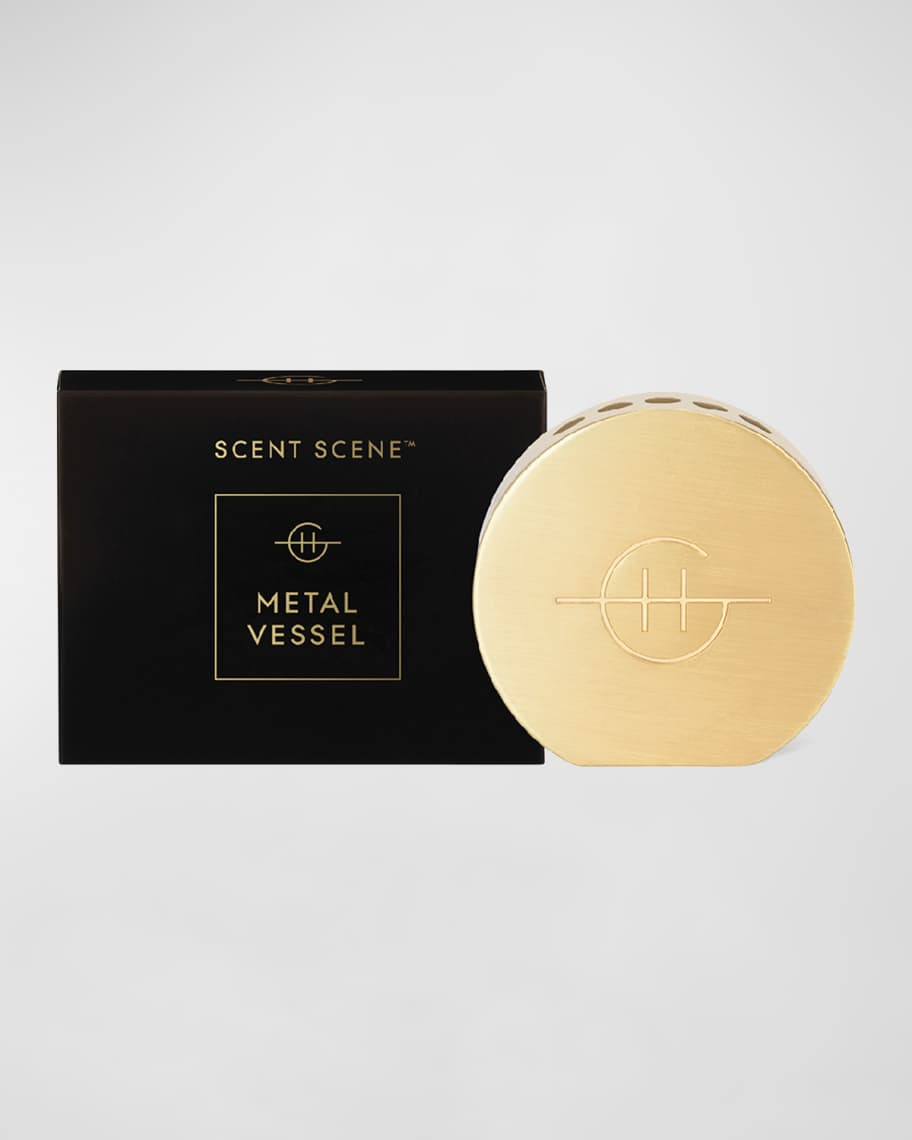 GLASSHOUSE FRAGRANCES Scent Scene Gold Metal Vessel | Neiman Marcus