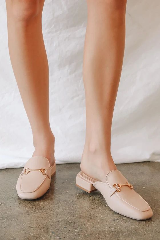 Ranae Light Nude Slide-On Loafers | Lulus (US)