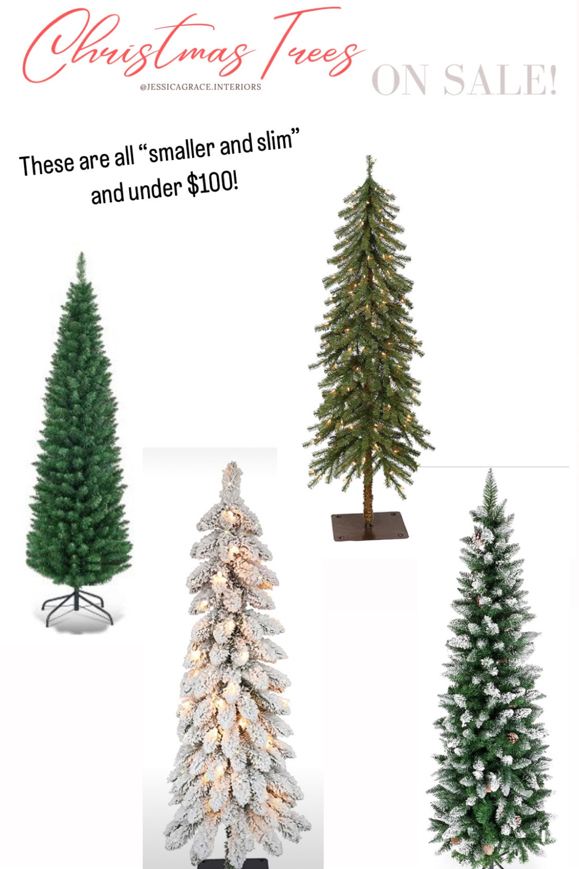 Small and Slim Christmas Trees

Holiday decor
Slim tree
Faux tree
Christmas tree
Target find
Amazon find
Walmart find

#LTKSeasonal #LTKHoliday #LTKhome