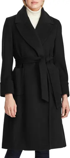 Wool Blend Wrap Coat | Nordstrom
