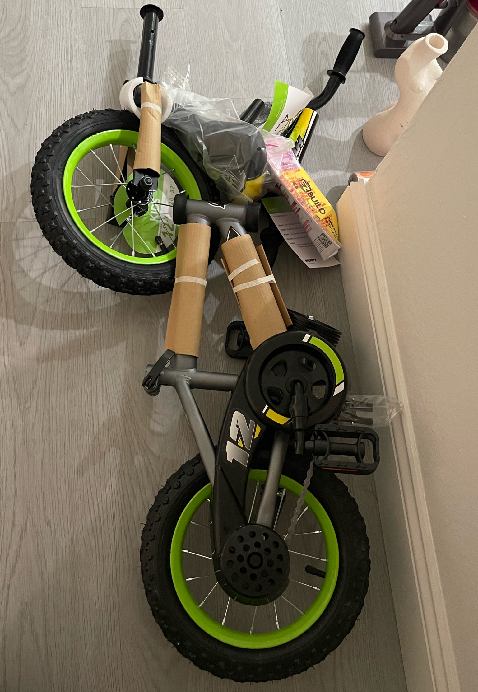 Toddler training bike $48! Prior to putting it together. 

#LTKKids #LTKGiftGuide