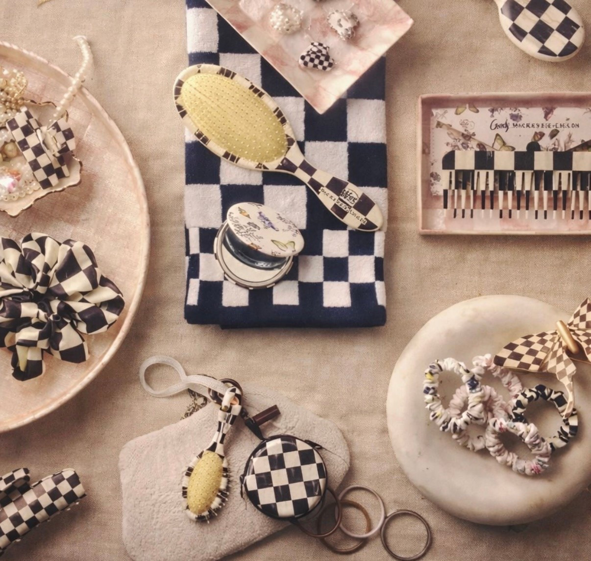 🤍🖤 NEW MacKenzie-Childs brushes & accessories 🖤🤍

Never have I ordered hairbrushes and accessories so fast 😍
The classic black-and-white checks are SO good — equal parts functional and pretty. 

These are the kinds of items that sell out quickly, especially the most popular brush style and accessories. If you have a favorite, don’t wait.

I’ve linked everything here so you can grab yours before they’re gone 🤍🖤

#LTKfinds #LTKhome #MacKenzieChilds #GiftIdeas #LuxuryFinds #CheckeredStyle

#LTKselfcare #LTKmorningroutine #LTKdayinmylife