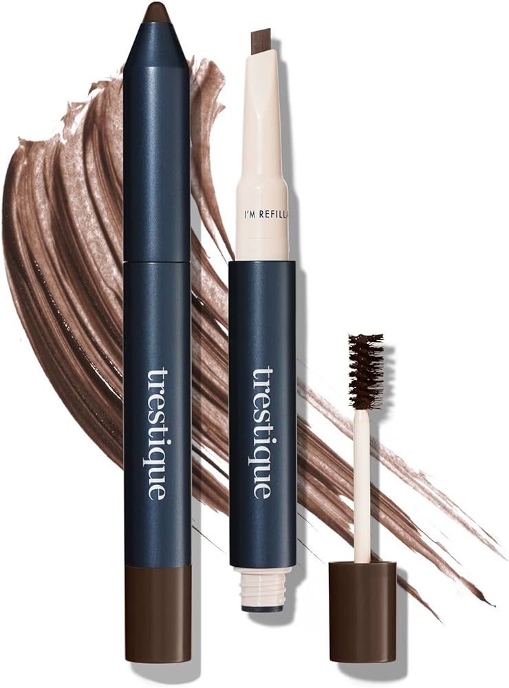 trestique Brow Pencil And Gel, Refillable Eye Brow Pencil With Built-In Brow Gel, Clean Beauty Ey... | Amazon (US)