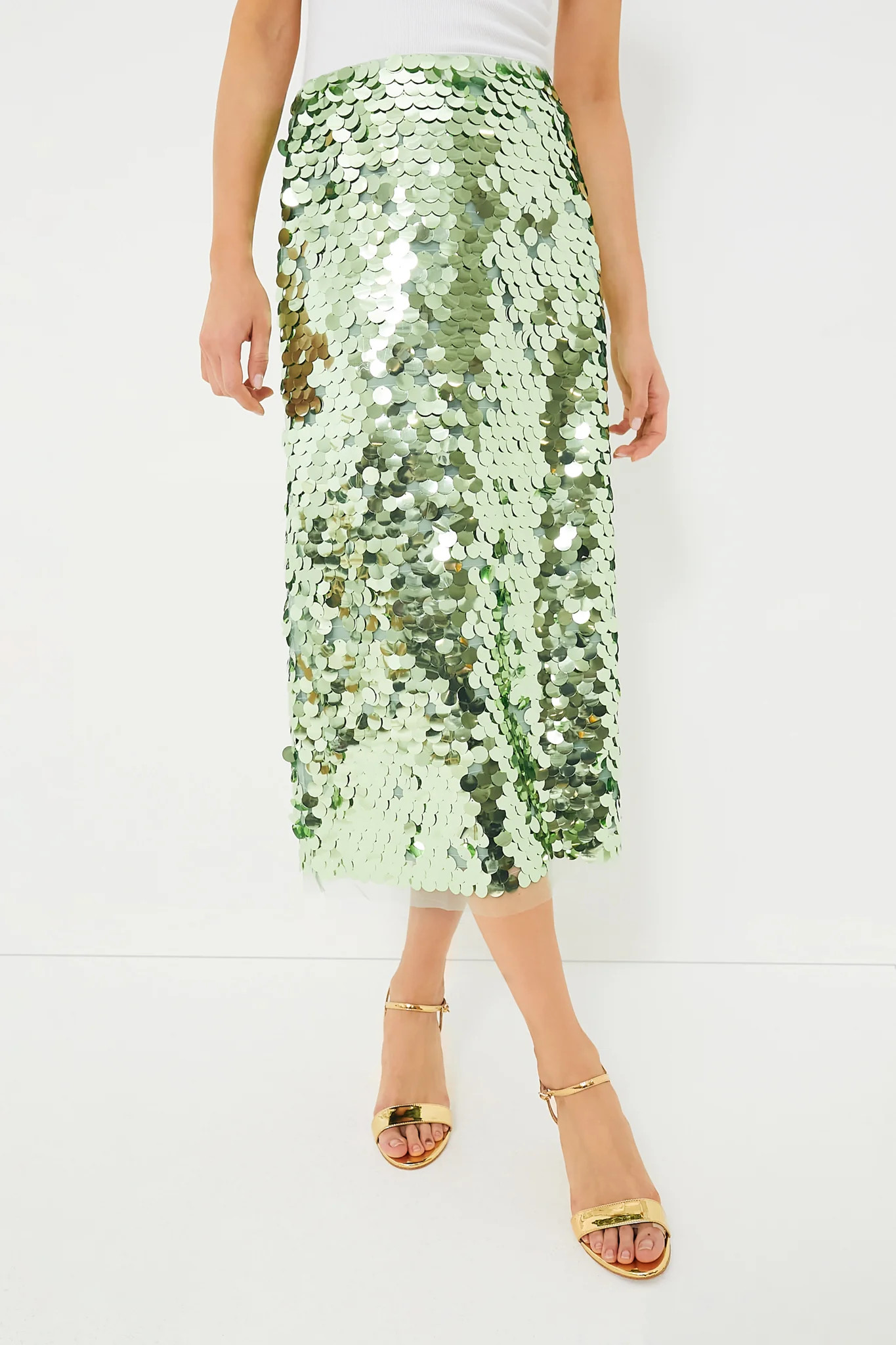 Mint Chip Remmi Midi Skirt | Tuckernuck (US)