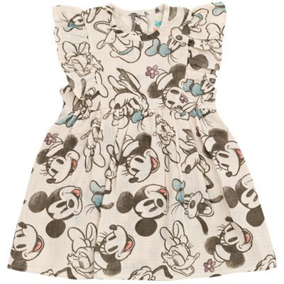 Disney Mickey Mouse Goofy Donald Duck Newborn Baby Girls Romper Gray 0-3 Months | Target