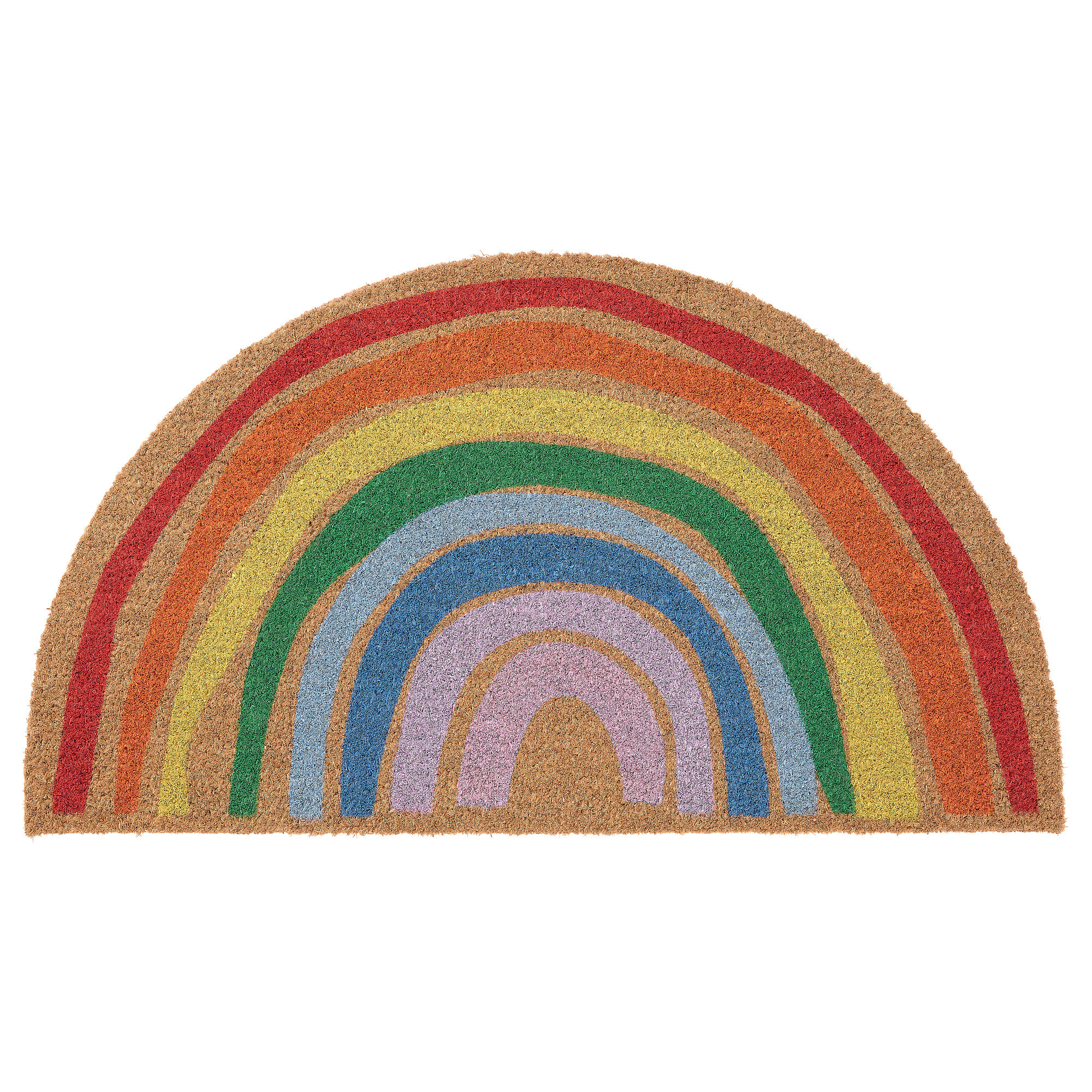 PILLEMARK Door mat, indoor, rainbow, 1 ' 8 "x2 ' 11 " | IKEA US
