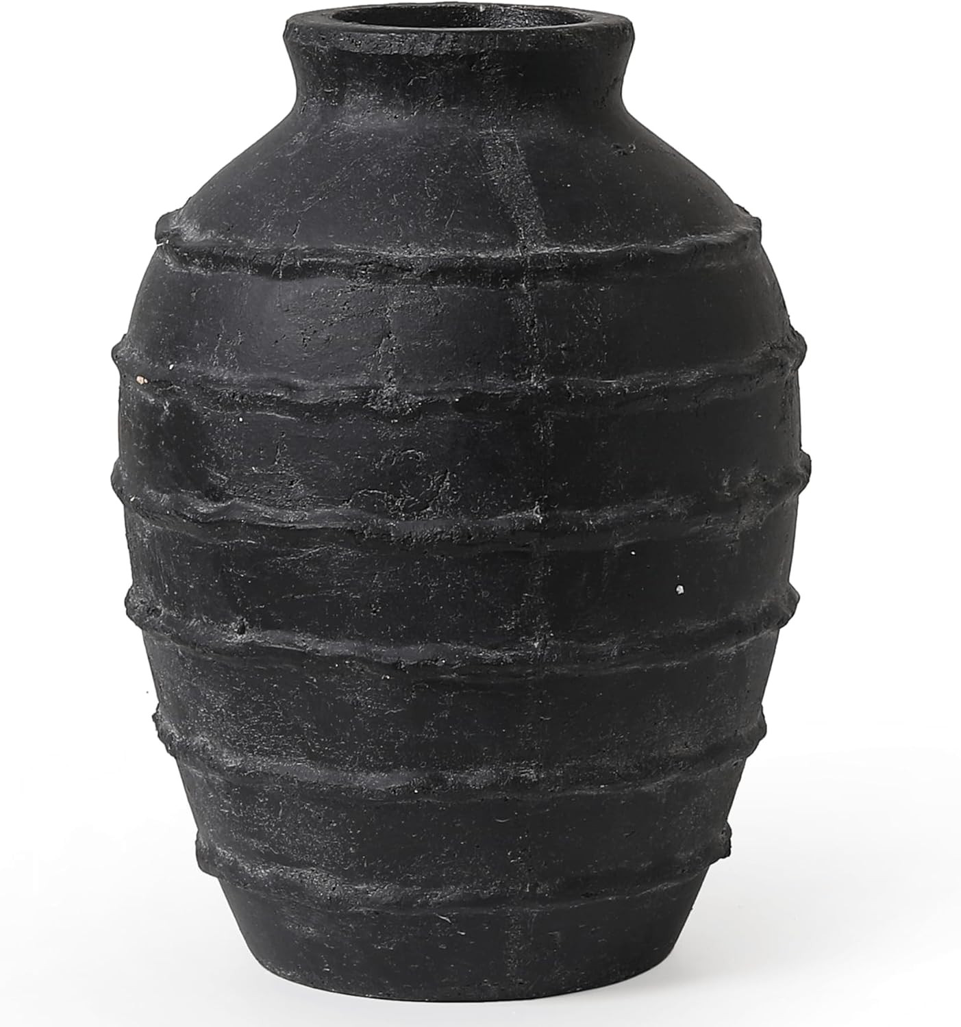 Kokrose Black Terracotta Vase, Black Vases Home Decor for Centerpieces, Large Vintage Rustic Flow... | Amazon (US)