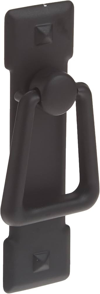 Liberty Flat Black Ring Pull with Backplate, Cabinet Handles and Drawer Pulls for Kitchen Cabinet... | Amazon (US)