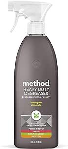 Method Heavy Duty Degreaser, Lemongrass Scent, Oven Cleaner & Stove Top Cleaner, 28 Oz Spray Bott... | Amazon (US)
