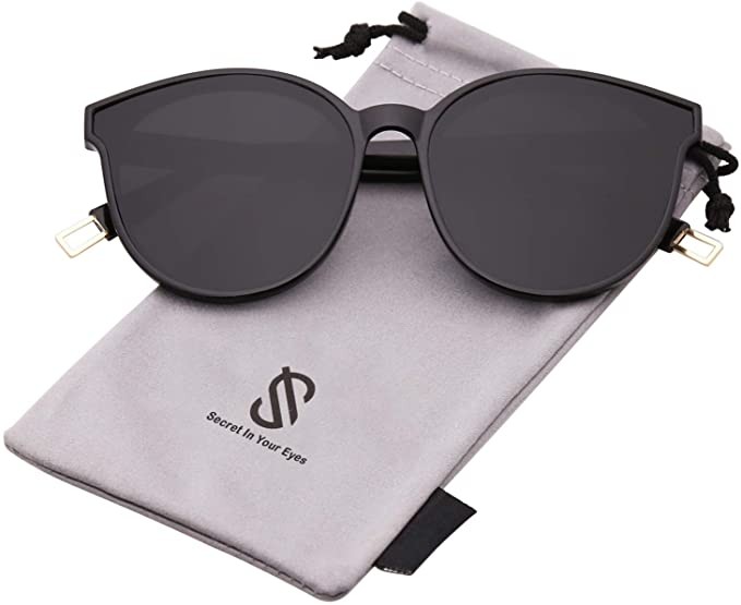 SOJOS Fashion Round Oversized Sunglasses for Women Men Vintage Shades SJ2057 | Amazon (US)