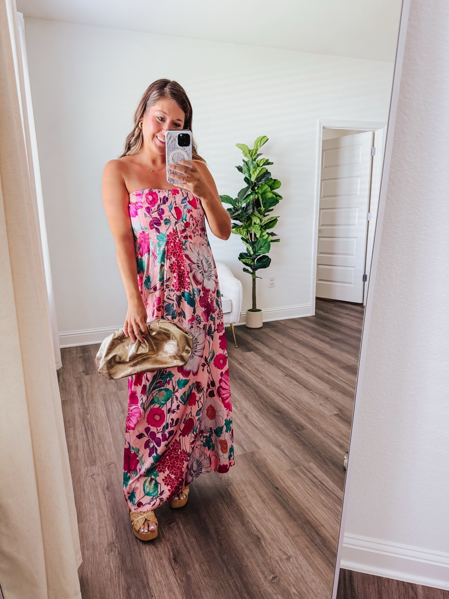 Summer wedding guest dress, event dress, floral dress 

Wearing medium

#LTKWedding