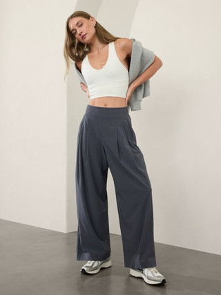 Brooklyn Heights High Rise Pleated Wide Leg Pant | Athleta