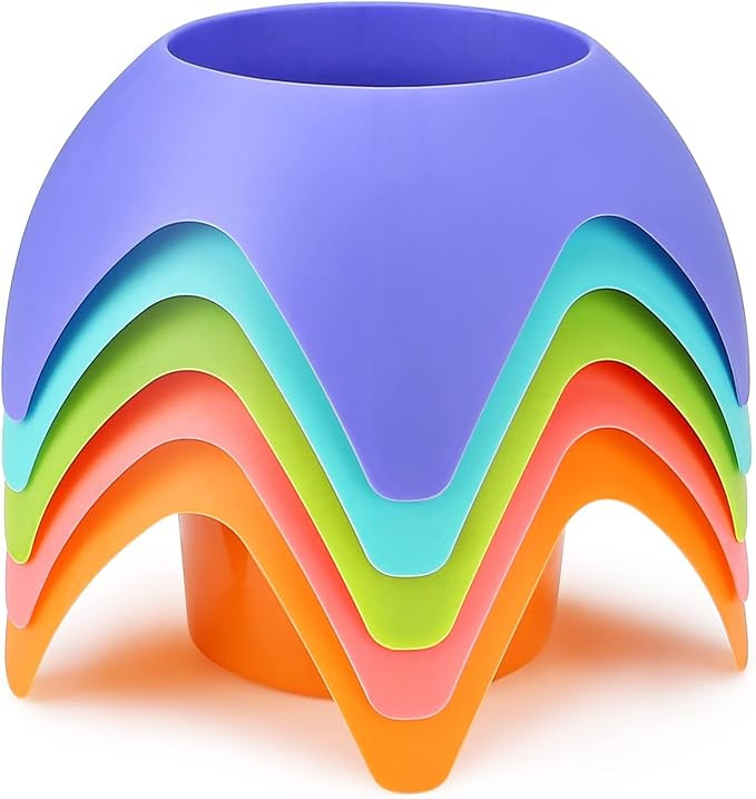 Uarzt Beach Vacation Essentials Accessories - Sand Coasters Drink Cup Holders, 5-Pack, Multicolor... | Amazon (US)