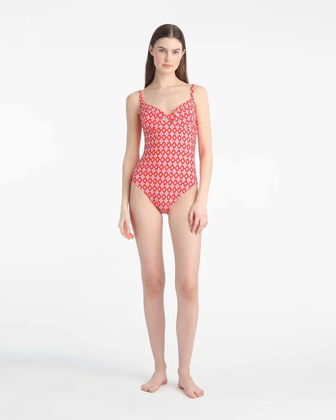 Red Geo One Piece | Draper James (US)