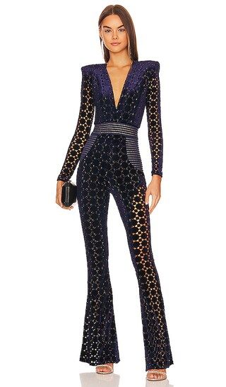 Cavalier Jumpsuit in Navy | Revolve Clothing (Global)