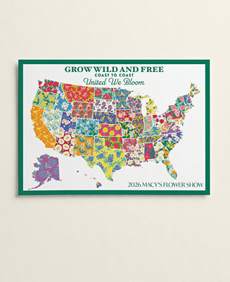 Flower Show  U.S. Flower Map Puzzle, Macy's Exclusive | Macy's