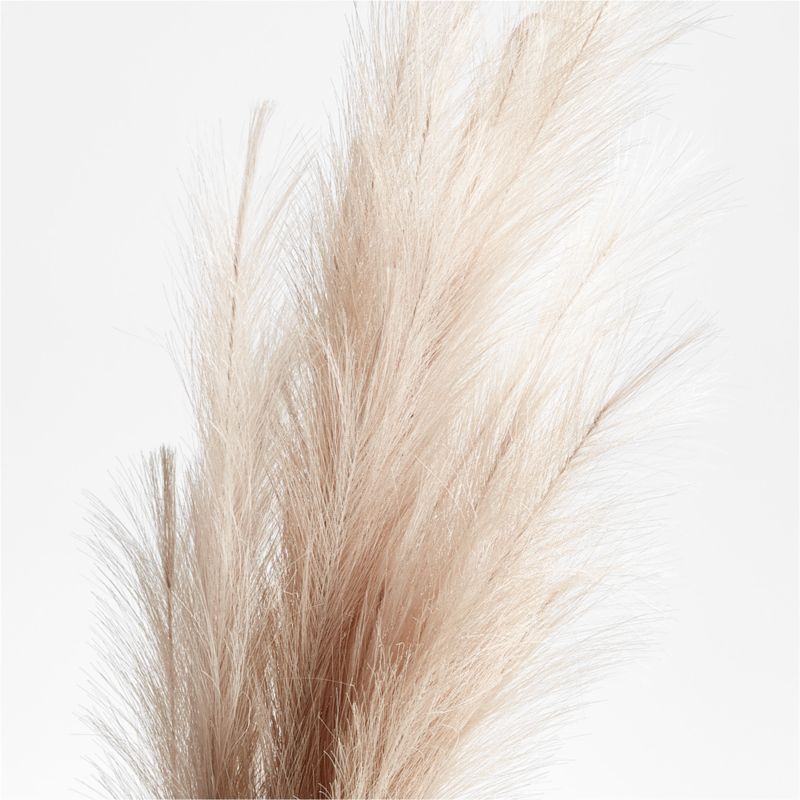 Faux Taupe Pampas Grass Bunch 45" | Crate & Barrel | Crate & Barrel