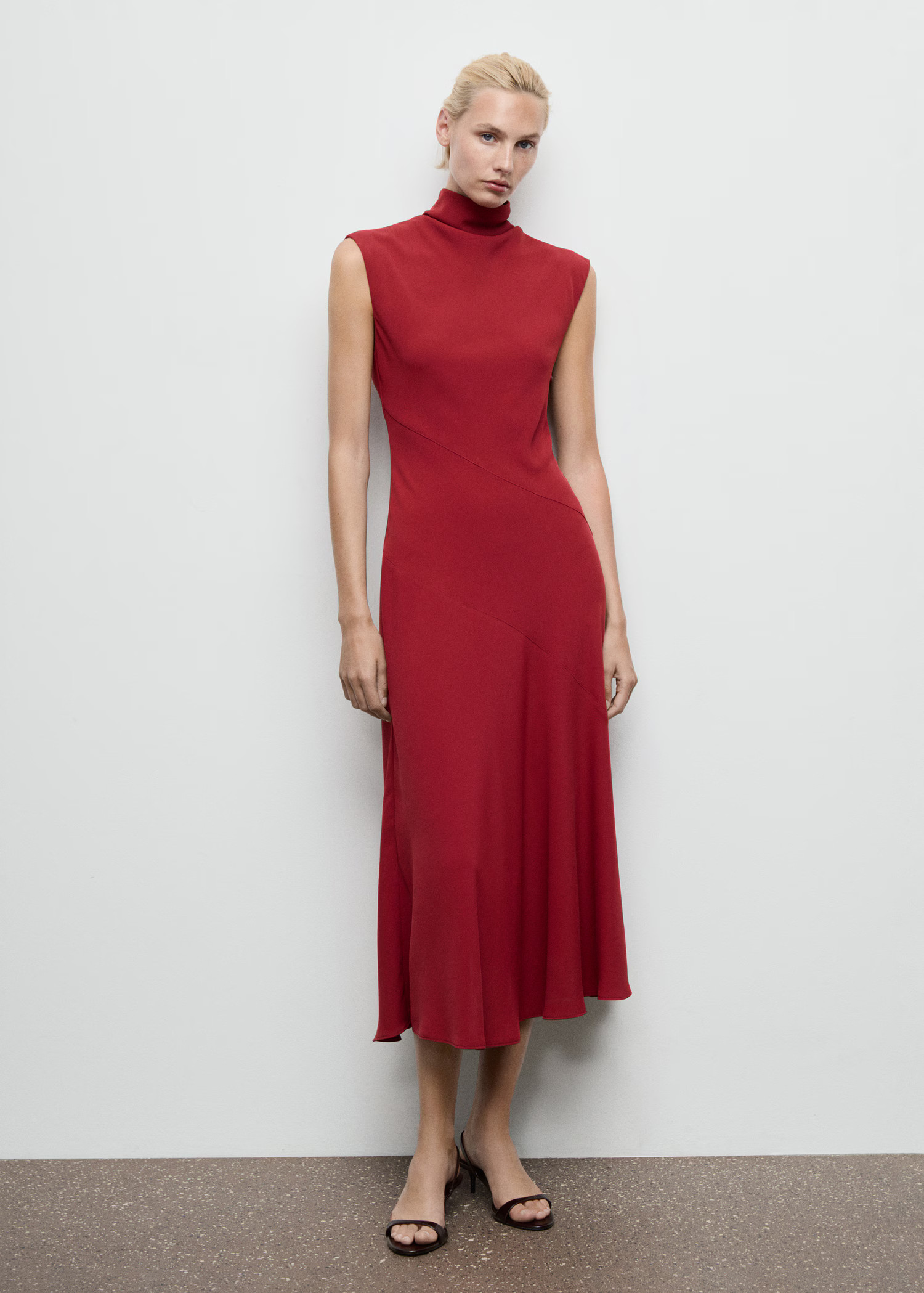 A-line turtleneck dress | Mango (US/MX/AU)