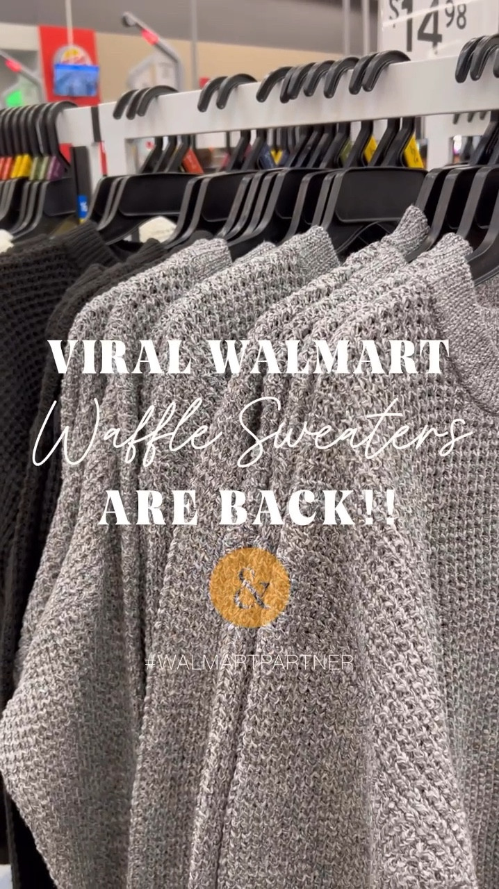 Walmart Waffle Knit Sweaters 🧇@walmart @walmartfashion  #walmartpartner #walmart #walmartfashion #walmartfinds #walmartnew