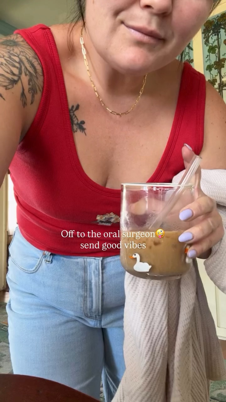 Off to the oral surgeon🤪 
send good vibes.
Tank size XL - normally large but it was sold out. Clearance 
Jeans size 33 short also on clearance! 

#LTKMidsize #LTKSaleAlert #LTKdayinmylife