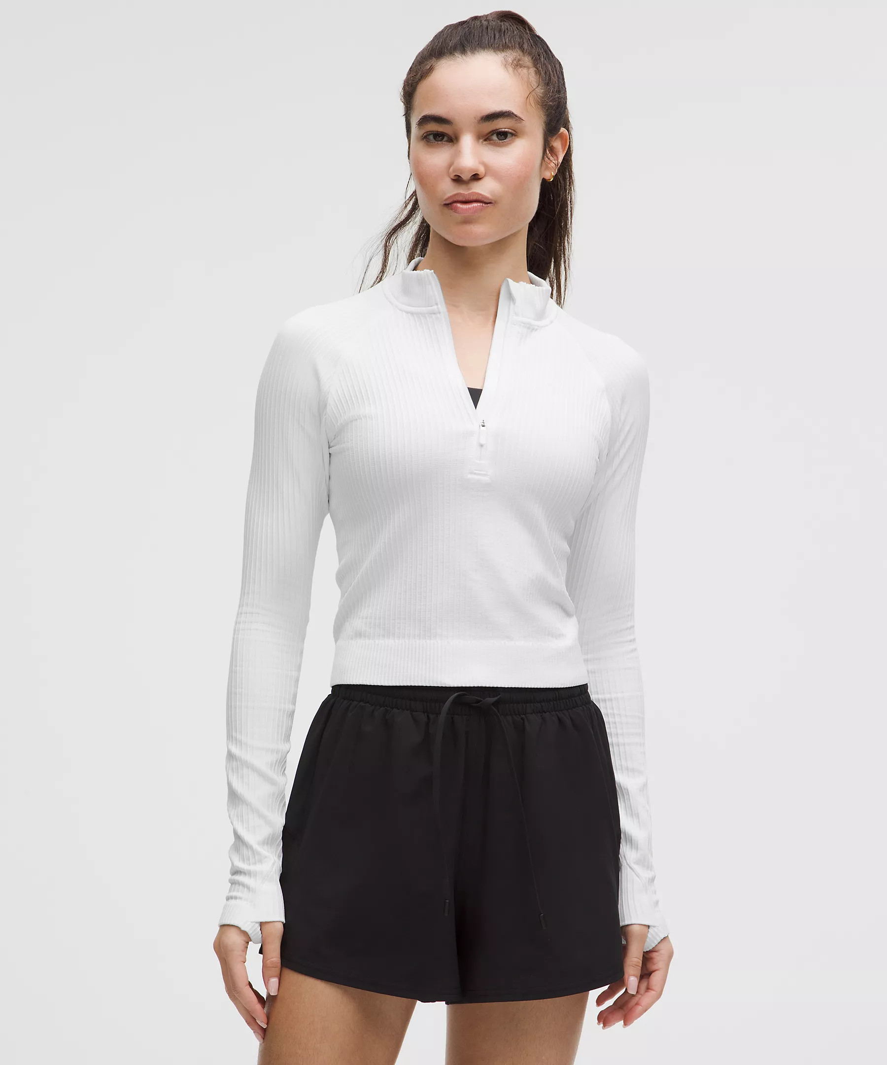 Rest Less Cropped Half Zip | Lululemon (US)