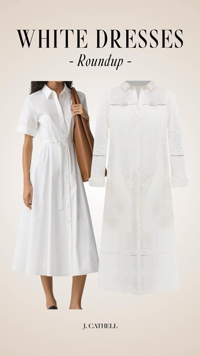 A good white dress is the unofficial uniform of summer ☀️🤍

From casual daytime styles to vacation-ready favorites and dresses perfect for brunch, beach dinners, bridal events, and everything in between, this roundup is filled with the white dresses I am loving right now.

Easy, timeless, and endlessly versatile, these are the pieces you'll reach for all season long—and probably for many summers to come.

Shop the full White Dress Roundup below. ✨ 

 #WhiteDress #SummerStyle #LTKStyle #LTKFinds #SummerFashion #VacationStyle #ResortWear #WhiteDressSeason #SummerWardrobe #ClassicStyle #EffortlessStyle #FashionFinds #VacationOutfits #StyleInspiration

#LTKSeasonal #LTKootd #LTKSeasonal #LTKOver40