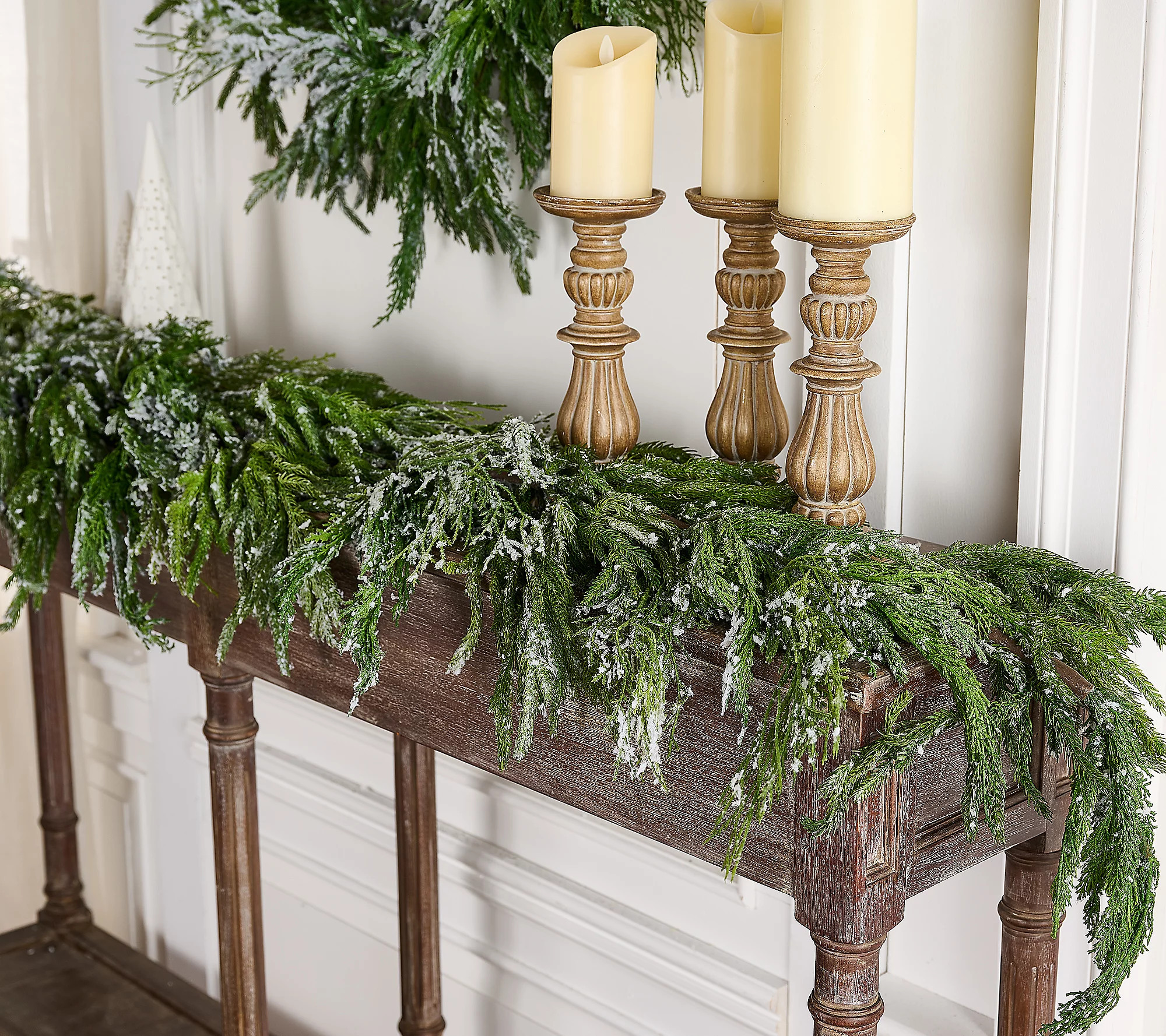 Simply Stunning 6' Norfolk Pine Garland by Janine Graff | QVC